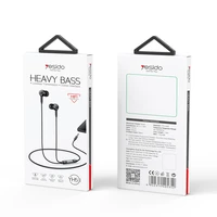 Yesido ausinės YH53 su mikrofonu juodos spalvos