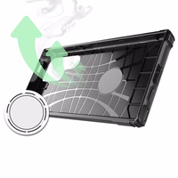 Hibridinis šarvų dėklas Samsung Galaxy S25 Edge - mėlynas