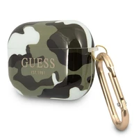 Guess GUAPUCAMA AirPods Pro dėklas žalias/chaki Camo kolekcija