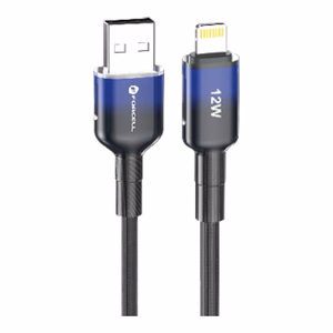 Cable USB A to Lightning Forcell F-Energy 2,4A 12W Gradient 1 m C353 black