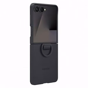 PF766TBEGWW Ring Case (Silicone) Samsung Galaxy Flip7, Black