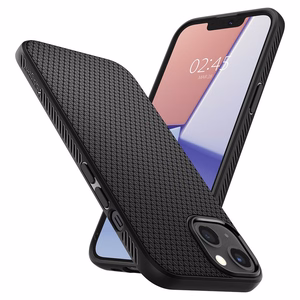 Spigen Liquid Air Чехол для iPhone 13 mini матовый чёрный