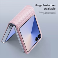 Dėklas Dux Ducis "Bril" Samsung F751 Z Flip7 FE rožinis