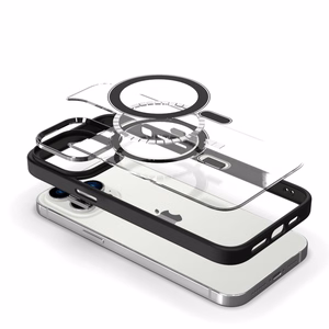 Tel Protect magnetinis skaidrus dėklas telefonui Iphone 11 Pro titano