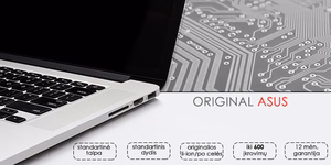 Nešiojamo kompiuterio baterija ASUS A31N1719, 3000mAh, Original