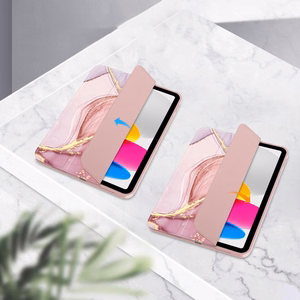 Tech-Protect SC Pen dėklas iPad 10.9" 2022 - rožinis marmuras