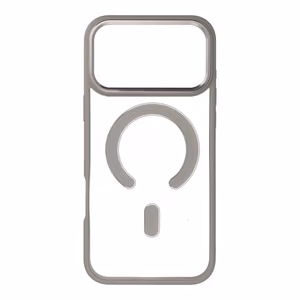 COLOR EDGE MAG COVER magnetinis dėklas telefonui, suderinamas su MagSafe, skirtas IPHONE 17 Pro Max, titano pilkas