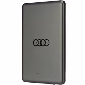 Išorinė baterija Audi Big Logo Magnetinis indukcinis 15W 5000mAh - pilka