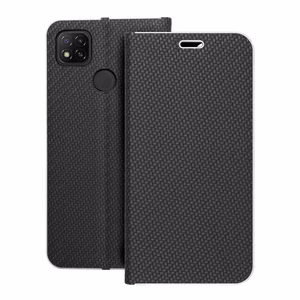 LUNA knygos dėklas Xiaomi Redmi 9C / 9C NFC juodas