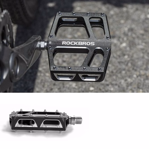 Rockbros K399-BK plačios platformos dviračio pedalai – juodi