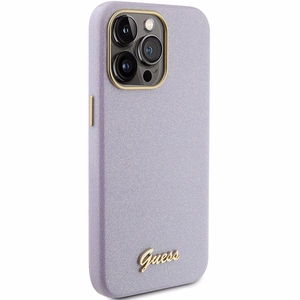 Чехол Guess для iPhone 15 Pro Max 6,7" GUHCP15XPGMCSL сиреневый твердый чехол глиттер глянцевый сценарий