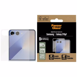 PanzerGlass Classic Fit Tempered Glass for Samsung Galaxy Z Flip7