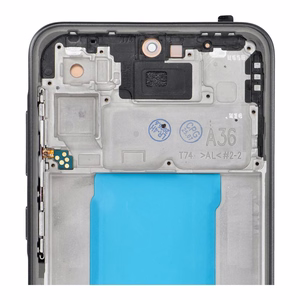 LCD ekranas SAMSUNG A36 5G HARD OLED su rėmeliu