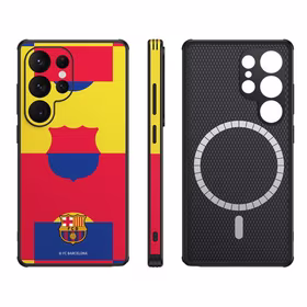 FC Barcelona dėklas Samsung Galaxy S25 Ultra magnetinis dėklas MagSafe OCFCBMCS25UMF MF