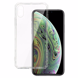 Šarvuotas antishock dėklas telefonui Iphone X/XS skaidrus