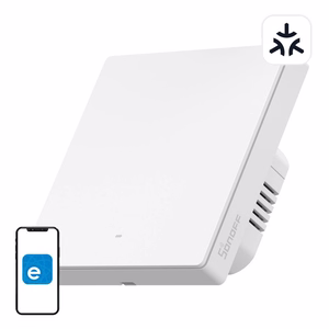 SONOFF M5-1C-86W WiFi Matter išmanusis sieninis jungiklis (1 kanalas)