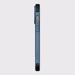 Raptic X-Doria Fort dėklas iPhone 14 Pro Max su Magnetine šarvuota mėlyna danga
