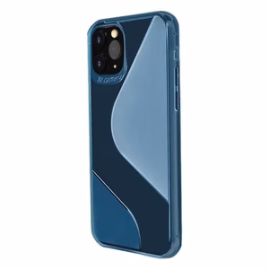S-Case lankstus dangtelis TPU dėklas Huawei P40 Lite E mėlynas
