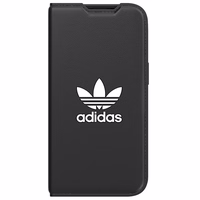 Adidas OR Dėklas telefonui Booklet BASIC iPhone 14 6.1" juodas/baltas 50181