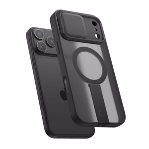 Tech-Protect Kevlar Aura MagSafe dėklas, skirtas iPhone 18 Pro / 17 Pro, matinis juodas