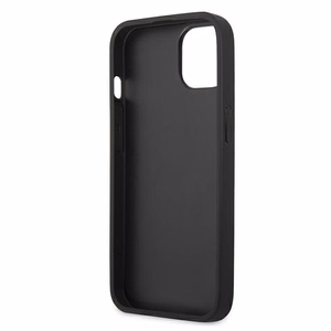 Karl Lagerfeld Odinis Ikonik Karl's Head Metalinis dėklas iPhone 13 mini - rožinis