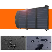 "Choetech SC001" sulankstomas saulės baterijų įkroviklis 19W 2x USB-A - juodas