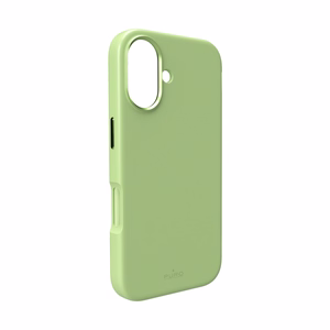 Pure Icon Magnetinis Pro skystas silikoninis dėklas iPhone 17, MagSafe suderinamas, su kameros apsauga ir aliuminio mygtukais - žalias