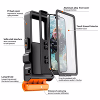 Tech-Protect IPX8 Pro Waterproof Phone Dėklas - oranžinis and juodas