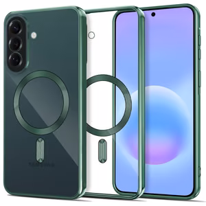 Tech-Protect MagFlex MagSafe dėklas skirtas Samsung Galaxy A37 5G - skaidrus žalias