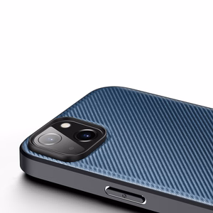Dux Ducis Fino dėklas telefonui iPhone 14 Plus mėlynas nailoninis