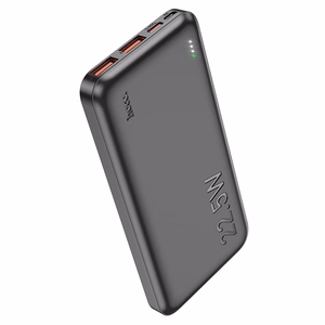 Išorinė baterija (f) Hoco 10000 mAh PD QC 3A 22,5W J101 juoda