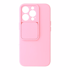 Dėklas telefonui Camshield Soft Iphone 13 Pro šviesiai rožinis