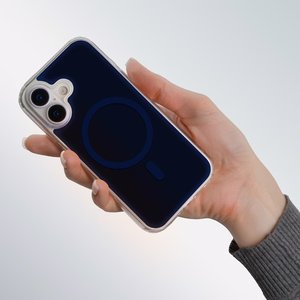 Lowkey Mag for iPhone 15 6,1" tamsiai mėlynas