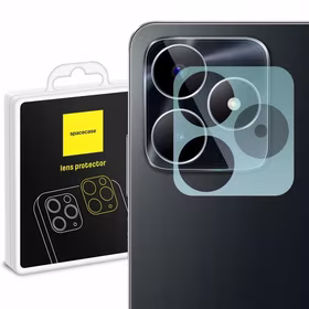 Spacecase Kameros apsauginis stiklas Realme C51 / C53 juodas