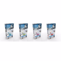 Grundig - Folding LED office lamp 15cm (rožinis)