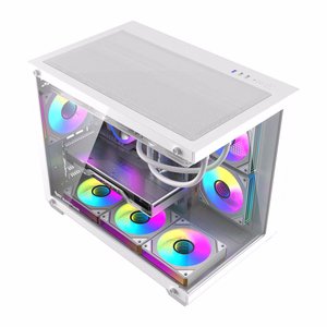 DarkFlash B275 PRO компьютерный корпус (белый) + 6 вентиляторов