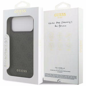 Guess 4G Classic dėklas, skirtas iPhone 17 Pro Max / 18 Pro Max – spalva: juoda