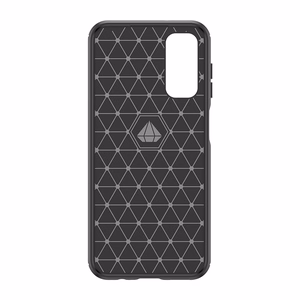 Lankstus anglies rašto dėklas Samsung Galaxy M14 telefonui Carbon Case - juodas