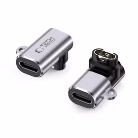 Tech-Protect Ultraboost USB-C kampinis adapteris Garmin laikrodžiui - pilkas