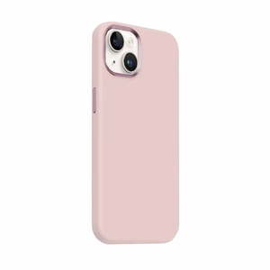 Crong Color Cover LUX Magnetic dėklas, skirtas iPhone 15 Plus, suderinamas su MagSafe, rožinis