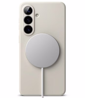 Ringke Silikoninis MagSafe Dėklas for Samsung Galaxy S26 - smėlinis
