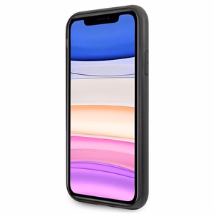 Guess 4G Triangle Collection dėklas telefonui iPhone 11 6.1" / Xr 6.1" - Rudas