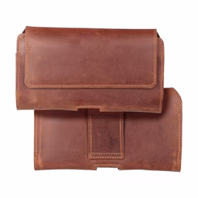 ROYAL Crazy Horse universalus horizontalus odinis diržo dėklas dydis 3XL Umidigi Bison 2 Pro / GT2 Pro 5G / X10 Pro / 202 DOOGEE S98 / S96 Pro / S88 Pro / S58 Pro 6 / S40 Pro HAMMER Blade 5G / Iron 3 / Blade 3 CAT S53 rudas