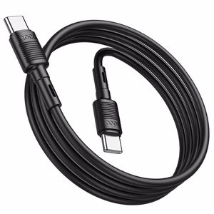 Cable USB C to USB C Hoco 3A 60W 1 m X83 black