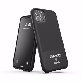 SUPERDRY Formuotas dėklas CANVAS IPHONE 11 PRO juodas