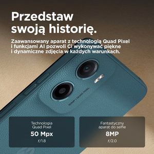 Motorola moto g05 16,9 cm (6.67") Dviguba SIM jungtis Android 15 4G C tipo USB 4 GB 256 GB 5200 mAh Žalia