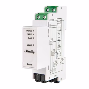 Shelly PRO 3EM 120A 3 fazių WiFi/Bluetooth/Matter elektros skaitiklis