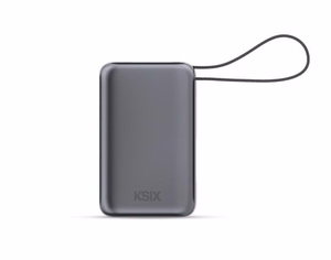 Ksix Power Bank 30000 Mah Power PULSE, pilkos spalvos