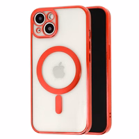Tel Protect magnetinis prabangus dėklas telefonui Iphone 13 Mini raudonas