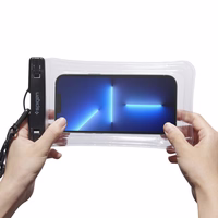 Dėklas telefonu Spigen Aqua Shield A610 atsparus vandeniui plūduriuojantis - skaidrus